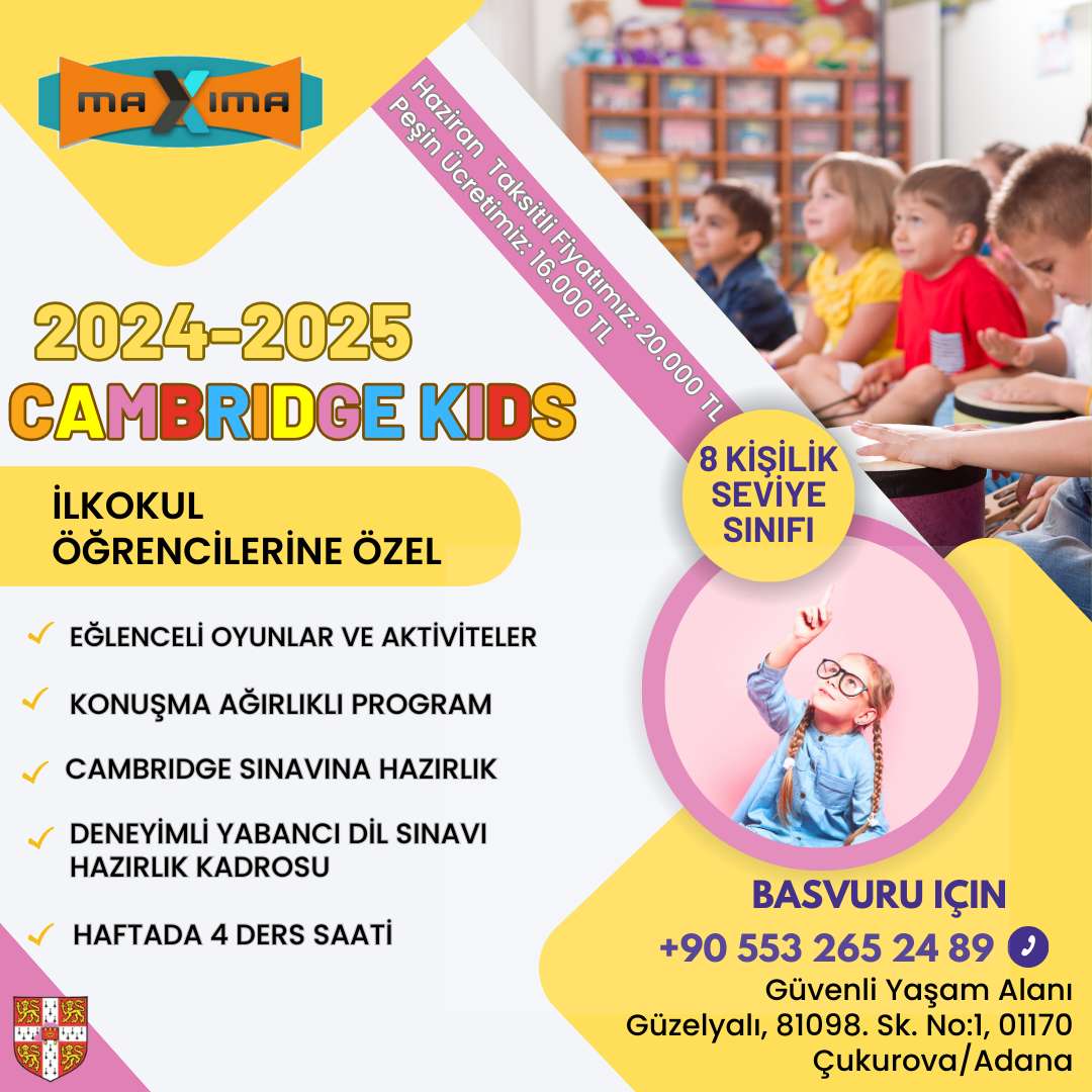 İlköğretim İngilizce Kursları - İngilizce Programı